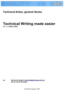 Technical Writing Made Easier