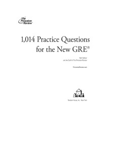 1014Practice Questions For The New GRE