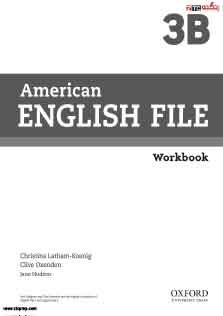 American English File 3B Work Book