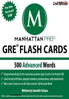 500Advanced Words GRE Vocabulary Flash Cards