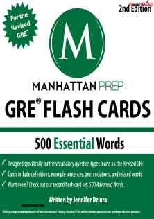 500Essential Words GRE Vocabulary Flash Cards
