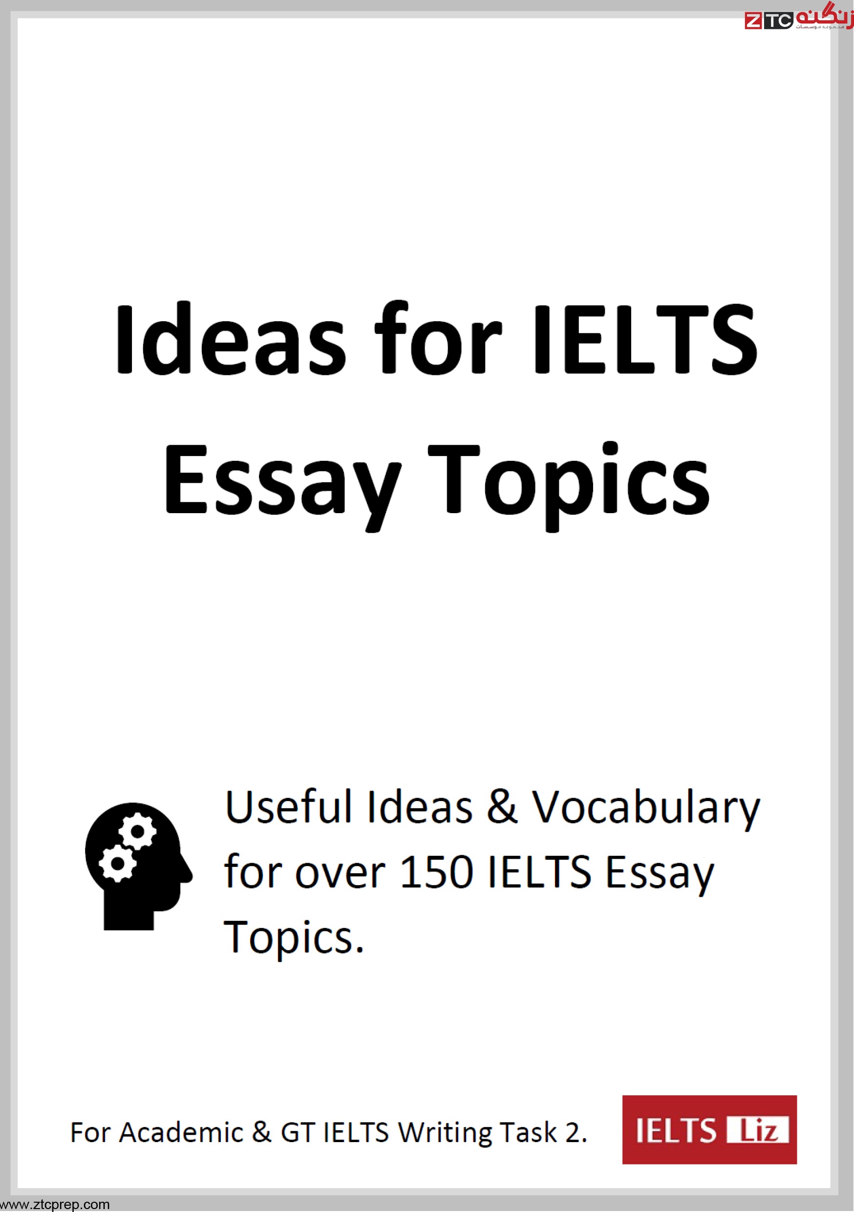 Liz Ideas For IELTS Writing Volume 1
